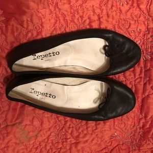 Repetto black ballet flats size 7